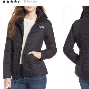 The North Face black puffer jacket